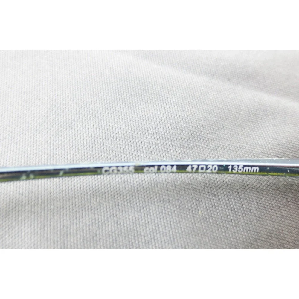 Covergirl CG355 Eyeglasses Brown Blue Semi Rimless Cat Eye Frames 47-20-135